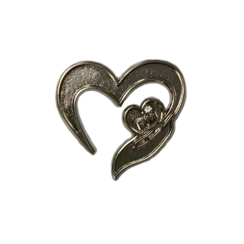 PM Heart Pin Badge